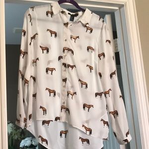 Forever 21 Horse Top